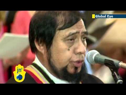 Argentinian singer Zamba Quipildo performs Easter ceremony in Buenos Aires Cathedral