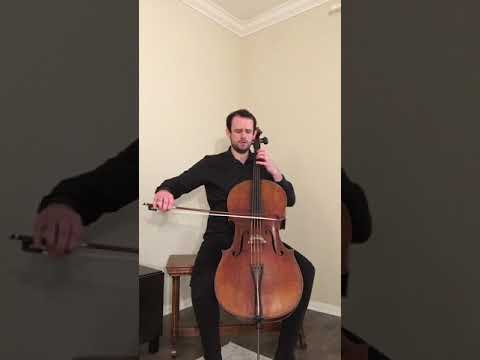 Quarantine Clips: The Bach Project Episode 9: Cello Suite No. 2 - Courante