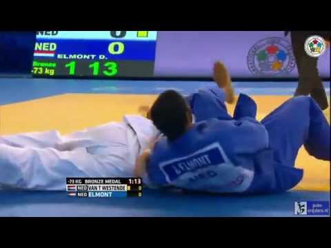 Judo 2015 Grand Prix Samsun: van t Westende (NED) - Elmont (NED) [-73kg] bronze