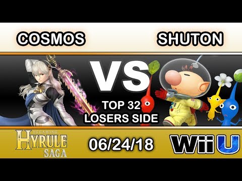 Hyrule Saga - Cosmos (Corrin) Vs. Shuton (Olimar) Top 32 Losers Side - Smash 4