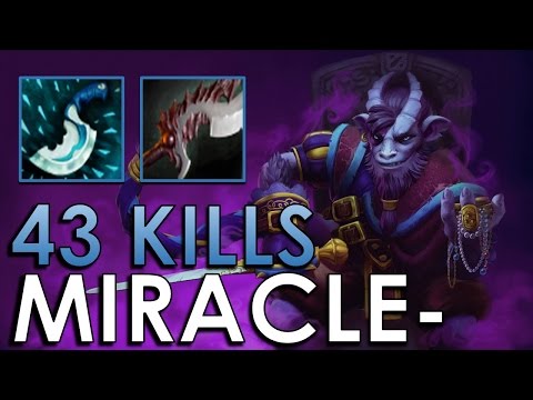Miracle Dota2 | Crazy Riki - 43 KILLS | Dagger + Abyssal Blade | Daily Dota 2 Full Game 7.14