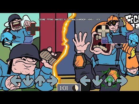 FNF - Friday Night Fortress: Vs Mann Co V2 (DEMO) - Grease Monkey (by Pinezapples) - [FC/4k]