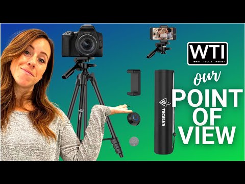 TECELKS 55"" Phone Tripod Stand - WTI product video review