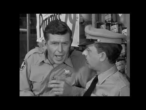 Andy Puts Lipstick On Barney While He's Asleep | The Andy Griffith Show