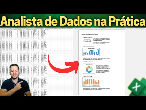 Como Fazer Análise de Dados no Excel | Do zero até o Relatório com Gráfico Modernos e Funções