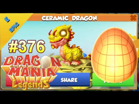 CERAMIC DRAGON HATCHING + Greeting the Dawn Tier 10! - Dragon Mania Legends #376