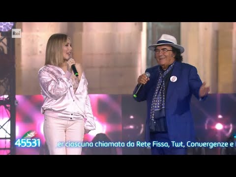 Al Bano e Jasmine Carrisi cantano "Nessuno mai" - Una voce per Padre Pio 03/07/2024