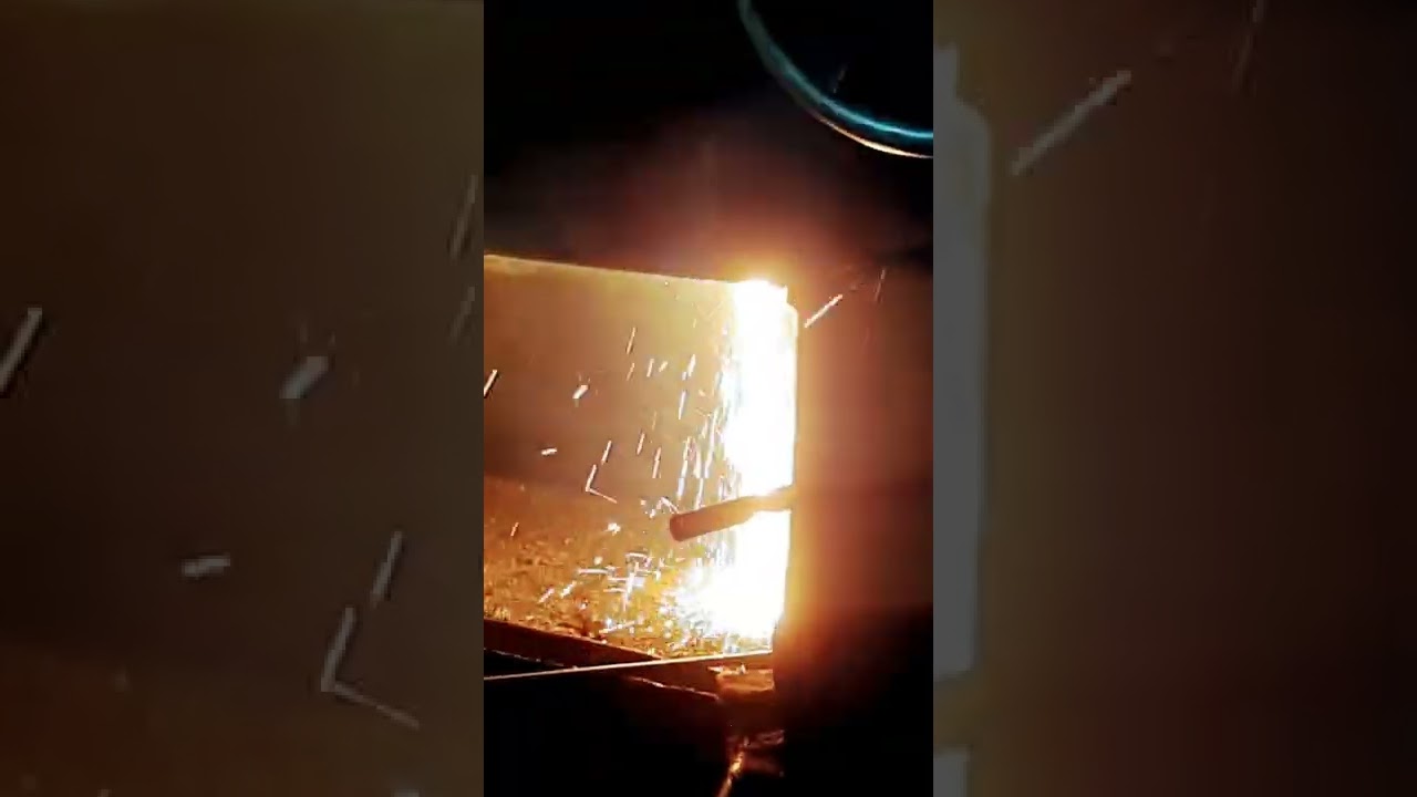 Tundish Nozzle Opening || steel casting || steel industry #shorts