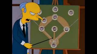 The Simpsons - Mr Burns Softball Team