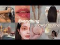 EVERYTHING SHOWER ROUTINE For Glowing Skin Healthy Hair Pamper Reset Day Everythingshower