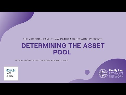 Watch — Family law property settlements, step one, determining the asset pool — Cudmore Legal
