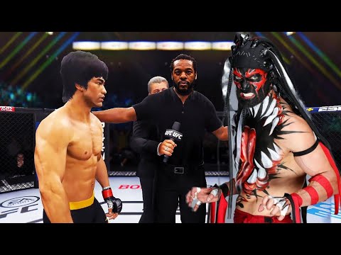 UFC 4 | Bruce Lee vs. Finn Balor Demon King (WWE) (EA Sports UFC 4)