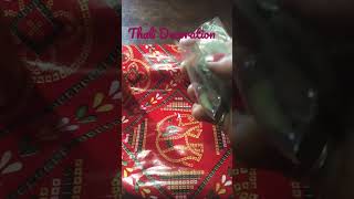 Thali Decoration/Aarti Thali Decoration/Pooja Thali Decoration/Thali Sajana/Raksha Bandhan Thali