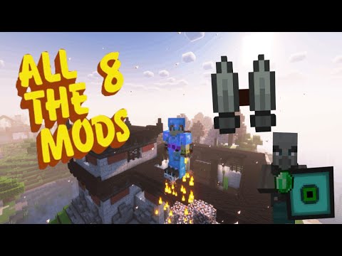 All The Mods 8 Ep4 Powering Up!