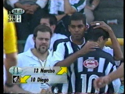 Santos 4 x 0 Coritiba - Brazilian Championship 2003 - 10/25/03