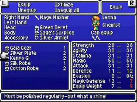 Final Fantasy V Advanced Part 38: Regole