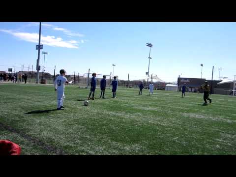 Eamon Dujakovich Goal after penalty -  KC Fusion U9 Academy v. Blue Moose Soccer Club