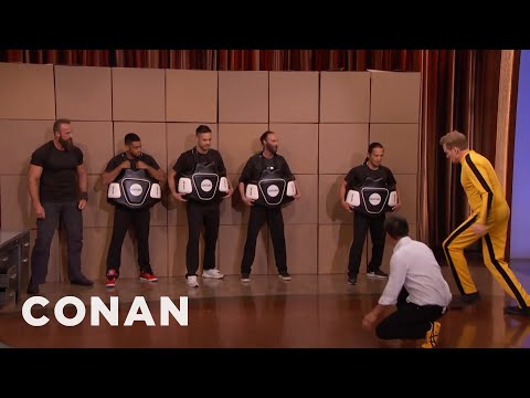 Steven Ho Teaches Conan Bruce Lee’s Power Side Kick | CONAN on TBS
