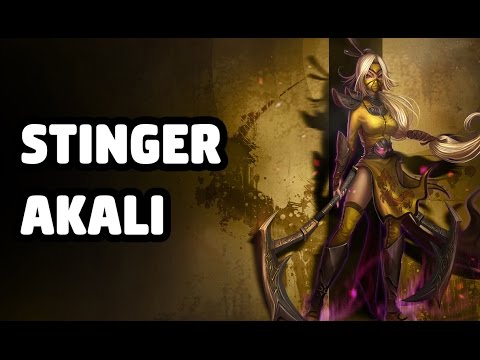 STINGER AKALI SKIN SPOTLIGHT - LEAGUE OF LEGENDS