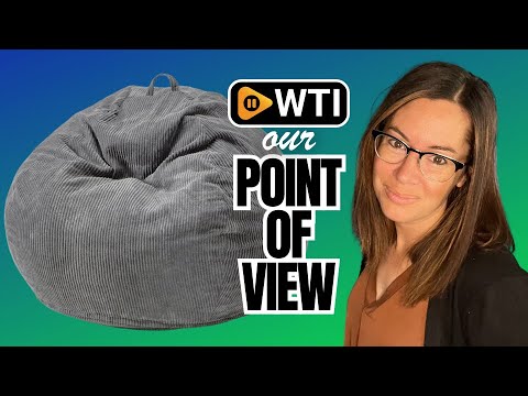 Bean Bag Chairs Teardrop Bean Bag Chair for Adults Beanbag Chair with Memory Foam Filled Machine Washable Cover for Living Room - WTI product video review