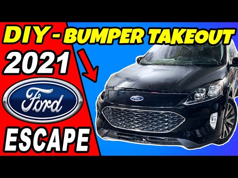 DIY 2020-2023 Ford Escape Front Bumper Removal | How To Remove Ford Escape Front Bumper