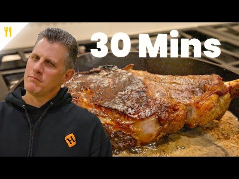 How To Cook Tomahawk Steak At Home | Chef Dawg