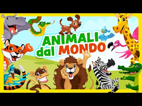 🐾 Scopri gli Animali del Mondo! 🌍 | Video Educativo per Bambini