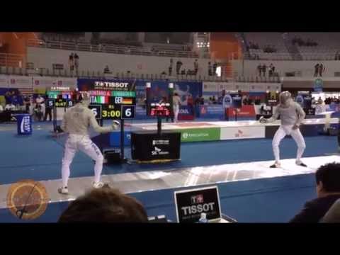 Seoul 2015 - L16 - Limbach GER v Montano ITA