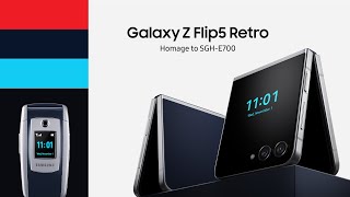 Samsung Galaxy Z Flip5 Retro : Homage to SGH-E700