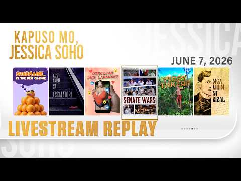 KMJS livestream June 7, 2026 Episode - Replay | Kapuso Mo, Jessica Soho