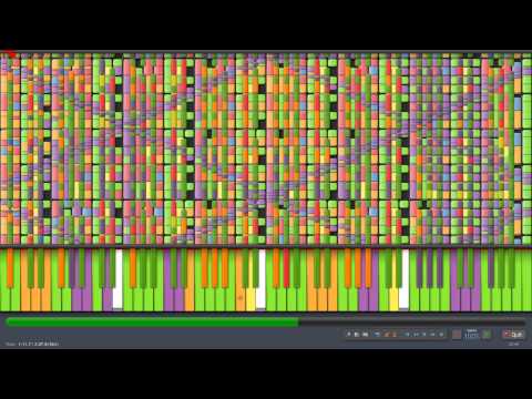[Black MIDI] Synthesia - Beatmania IIDX - Red Zone 4.2 Million