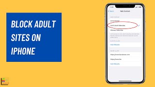 How to block adult content on iPhone and specific websites too for your children (Easy method)