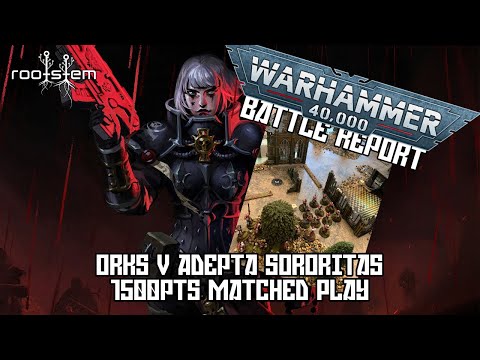 1500pts, Orks V Adepta Sororitas, Warhammer 40k 9th Edition, Matched Play Game
