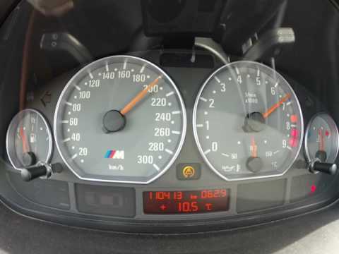 BMW E46 M3 4.10 diff 0-240 km/h acceleration