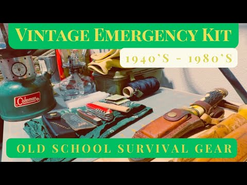 Vintage Prepper Gear - 1940s-1980s