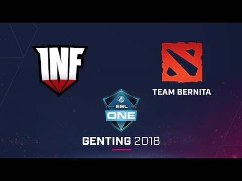Dota 2 - Infamous vs Bernita - Game 1 - Ro4 - ESL One Genting 2018 SA Qualifier