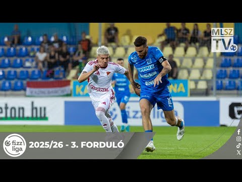 Kolorcity Kazincbarcika SC – DVSC | 1-2 | (1-1) | Fizz Liga | 3. forduló | MLSZTV
