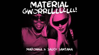 Kadr z teledysku MATERIAL GWORRLLLLLLLL! tekst piosenki Madonna & Saucy Santana