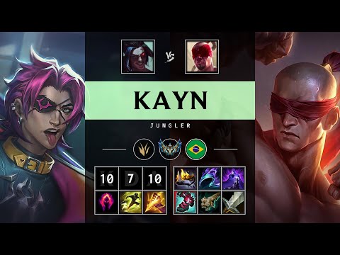 Kayn Jungle vs Lee Sin - BR Challenger Patch 25.11