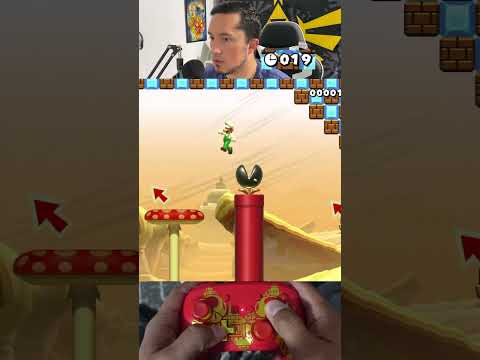 I finished this level with LESS than half a second! #supermariomaker2 #smm2