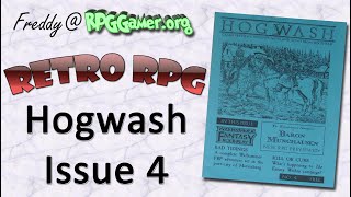Retro RPG: Hogwash issue 4