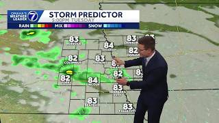 Warming up Tuesday, slight storm chance in Omaha area