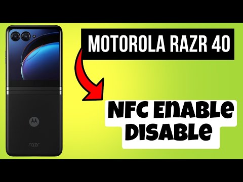 NFC Enable  Disable Motorola Razr 40 || How to turn on /off NFC || NFC settings