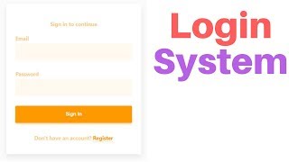 Complete user registration system using PHP and MySQL database Complete user registration system using PHP and MySQL database