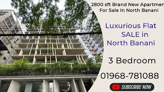 2800 sft Brand New Apartment For Sale In North  Banani, # 3Bedroom