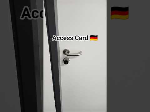 🔐 No Key? No Problem! Access Card Unlocks the Future. 🚪#germany #bangladesh #viral #reels #video