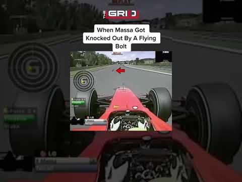 F1 Driver Gets Knocked Out By Flying Bolt