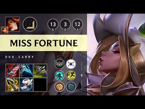 Miss Fortune ADC vs Jhin - KR Challenger Patch 25.12