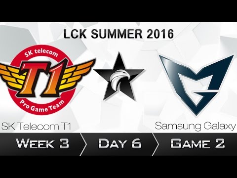 《LOL》2016 LCK 夏季賽 國語 W3D6 SKT T1 vs Samsung Game 2