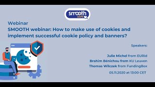 Webinar - How to make use of cookies and implement successful cookie p